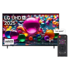 65 inch lg uhd ai ua8500 4k smart tv ai magic remote hdr10 webos25 2025 65ua85006la amae black