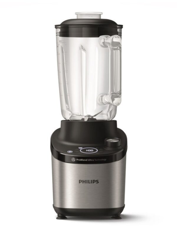 glass jar high speed blender 7000 series 12 speed setting, 6 quick programs, 2 l 1500 w hr3760/00 black