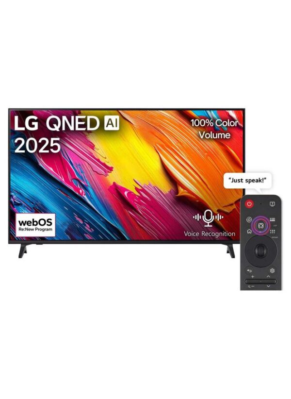 55 inch lg qned ai qned70 4k smart tv, 60hz, ai magic remote, hdr10, webos25, 伪7 ai processor 4k gen8, model year 2025 55qned70a6a black