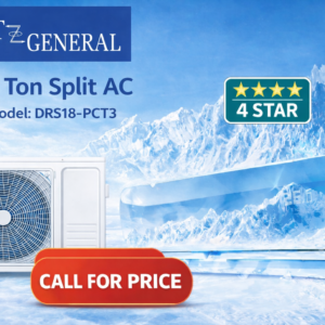 Jet General 1.5 Ton AC 18,000 BTU – 4 Star Powerful Cooling | Best Price in UAE