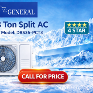 Jet General 3 Ton AC 36,000 BTU – 4 Star Powerful Cooling | Best Price in UAE
