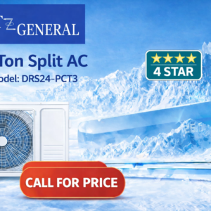 Jet General 2 Ton AC 24,000 BTU – 4 Star Powerful Cooling | Best Price in UAE
