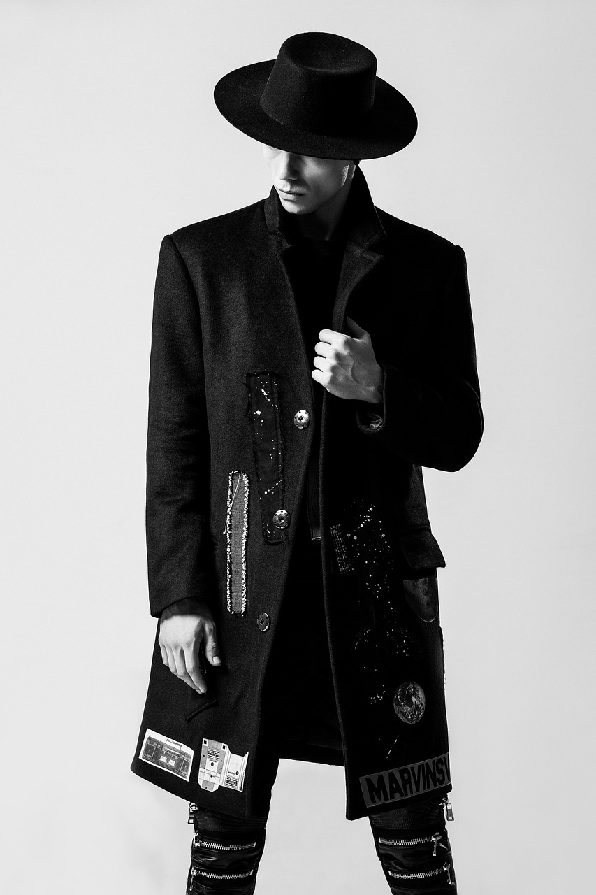 fashion, men's, personality, black and white, fashion, fashion, fashion, fashion, fashion