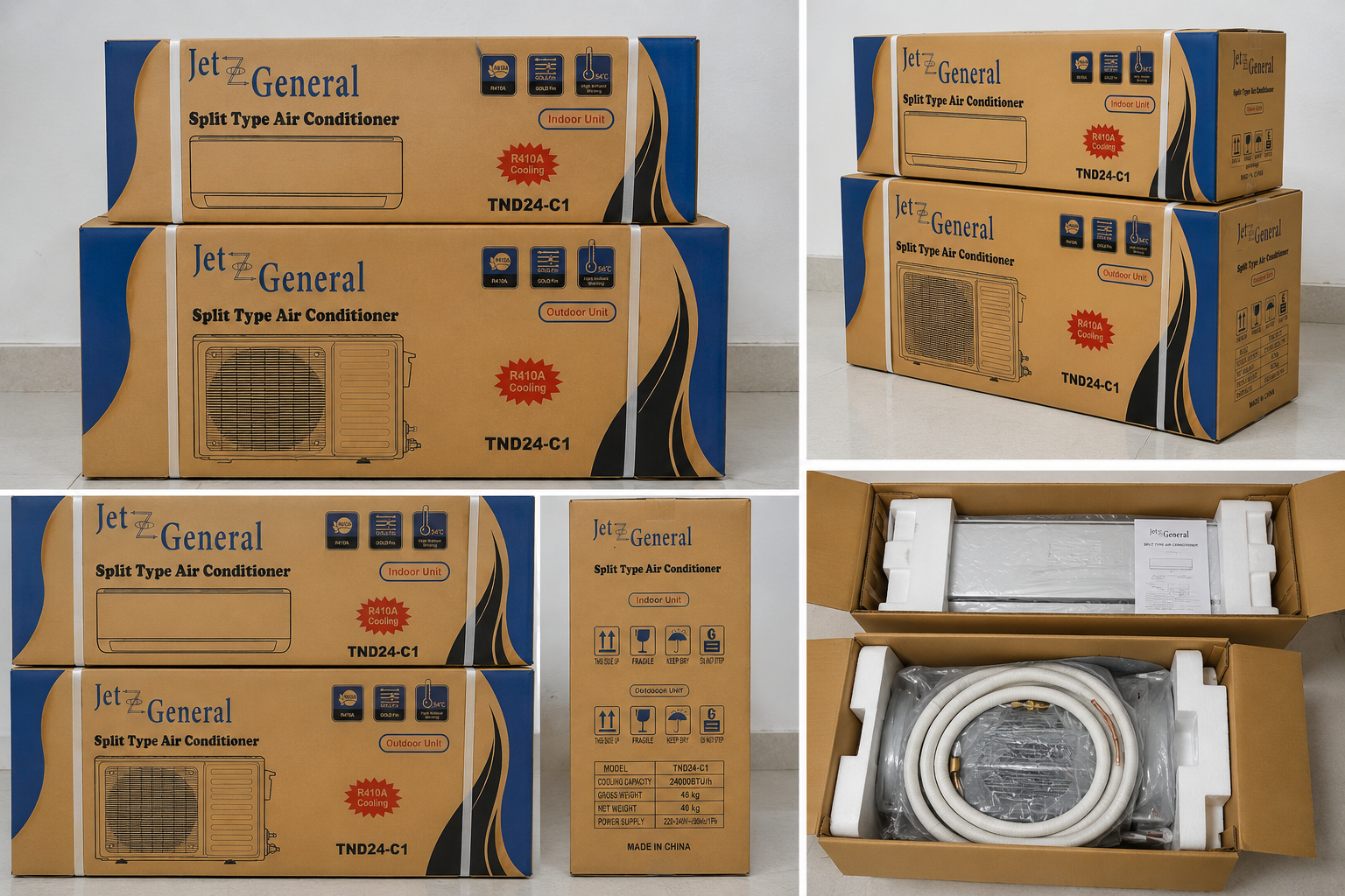 Jet General 1.5 Ton Split Wall Mounted Air Conditioner – Model TND18K-C1 - Image 5